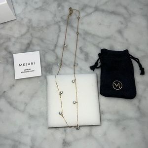 Mejuri pearl necklace